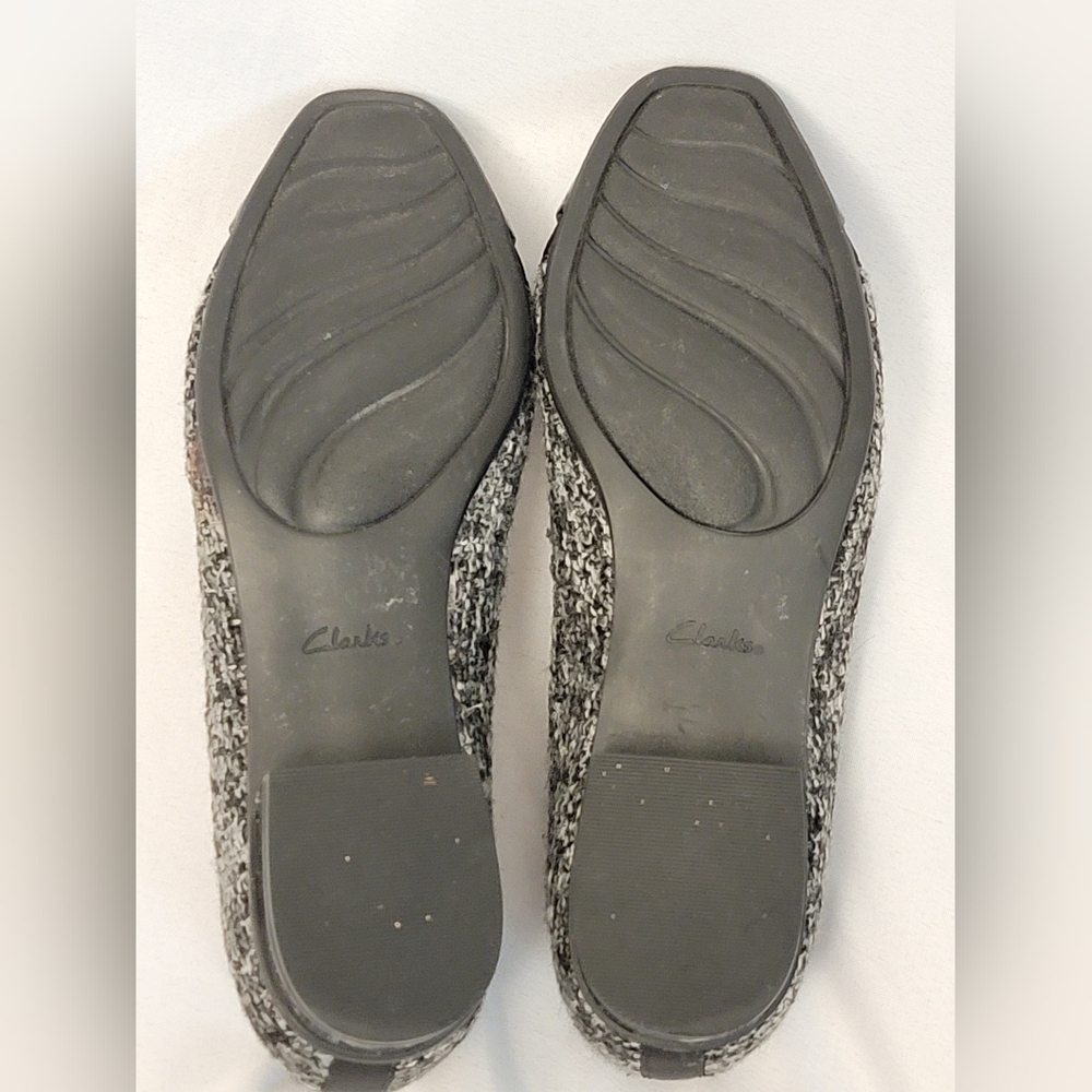 Clark's Artisan Keesha Rosa Tweed Flats Size 7.5M - Picture 5 of 12